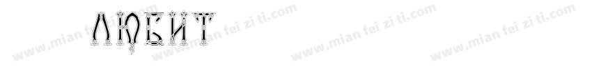 LZL любит ZYX字体转换
